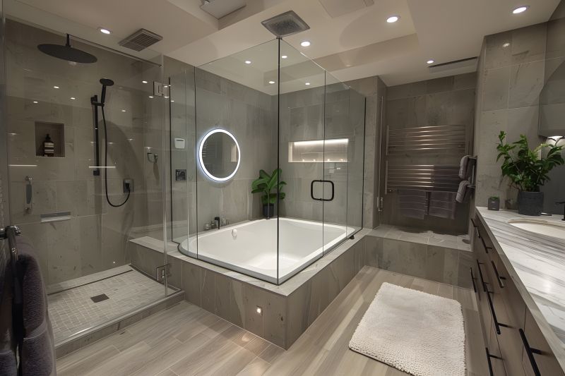 Modern Corner Bathtub